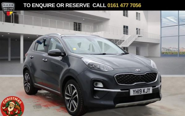 Used 2019 GREY KIA SPORTAGE SUV 1.6 T-GDi 4 SUV 5dr Petrol Manual Euro 6 (s/s) (174 bhp) (reg. 2019-03-20) for sale in Stockport