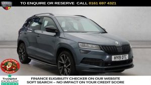 Used 2019 GREY SKODA KAROQ SUV 2.0 TDI SportLine SUV 5dr Diesel Manual 4WD Euro 6 (s/s) (150 ps) (reg. 2019-06-03) for sale in Manchester