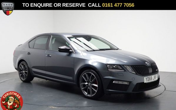 Used 2019 GREY SKODA OCTAVIA Hatchback 2.0 TSI GPF vRS Hatchback 5dr Petrol DSG Euro 6 (s/s) (245 ps) (reg. 2019-02-04) for sale in Stockport