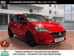 Used 2019 RED VAUXHALL CORSA Hatchback 1.4i ecoTEC Griffin Hatchback 5dr Petrol Manual Euro 6 (75 ps) (reg. 2019-01-03) for sale in Stockport
