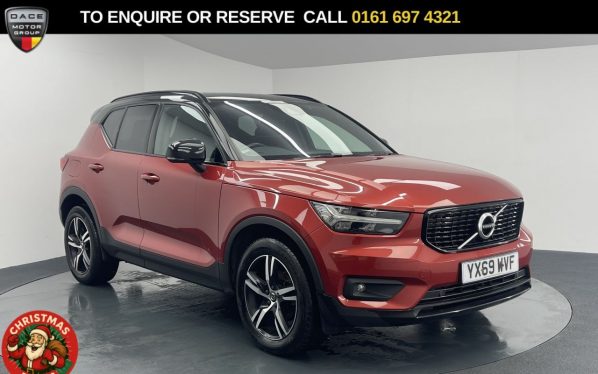 Used 2019 RED VOLVO XC40 SUV 2.0 D3 R-Design SUV 5dr Diesel Manual Euro 6 (s/s) (150 ps) (reg. 2019-09-13) for sale in Manchester