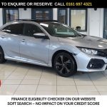 Used 2019 SILVER HONDA CIVIC Hatchback 1.0 VTEC Turbo EX Hatchback 5dr Petrol Manual Euro 6 (s/s) (129 ps) (reg. 2019-01-03) for sale in Manchester