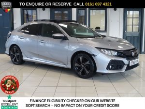 Used 2019 SILVER HONDA CIVIC Hatchback 1.0 VTEC Turbo EX Hatchback 5dr Petrol Manual Euro 6 (s/s) (129 ps) (reg. 2019-01-03) for sale in Manchester