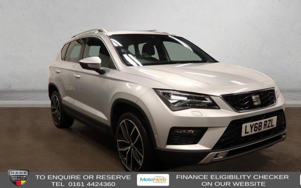 Used 2019 SILVER SEAT ATECA SUV 1.5 TSI EVO XCELLENCE Lux SUV 5dr Petrol DSG Euro 6 (s/s) (150 ps) (reg. 2019-02-02) for sale in Altrincham