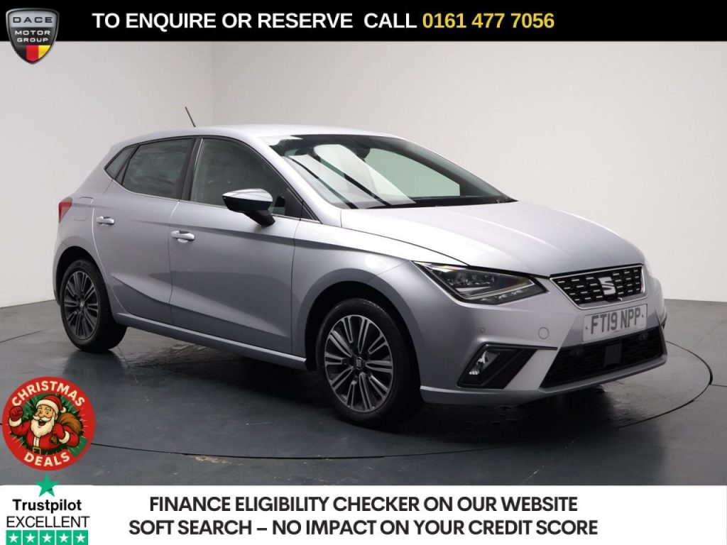 Used 2019 SILVER SEAT IBIZA Hatchback 1.0 TSI XCELLENCE Hatchback 5dr Petrol Manual Euro 6 (s/s) GPF (115 ps) (reg. 2019-04-30) for sale in Stockport