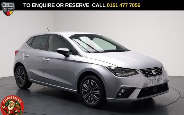 Used 2019 SILVER SEAT IBIZA Hatchback 1.0 TSI XCELLENCE Hatchback 5dr Petrol Manual Euro 6 (s/s) GPF (115 ps) (reg. 2019-04-30) for sale in Stockport