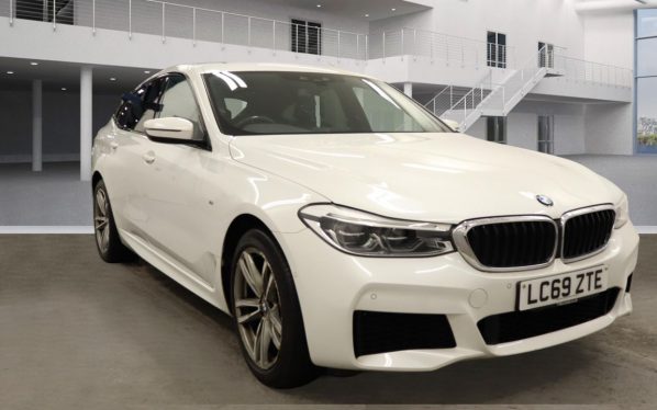 Used 2019 WHITE BMW 6 SERIES GRAN TURISMO Hatchback 2.0 620d M Sport GT 5dr Diesel Auto Euro 6 (s/s) (190 ps) (reg. 2019-11-13) for sale in Manchester