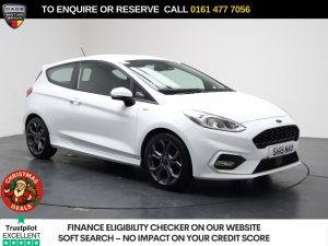 Used 2019 WHITE FORD FIESTA Hatchback 1.0T EcoBoost GPF ST-Line Hatchback 3dr Petrol Manual Euro 6 (s/s) (125 ps) (reg. 2019-03-21) for sale in Stockport