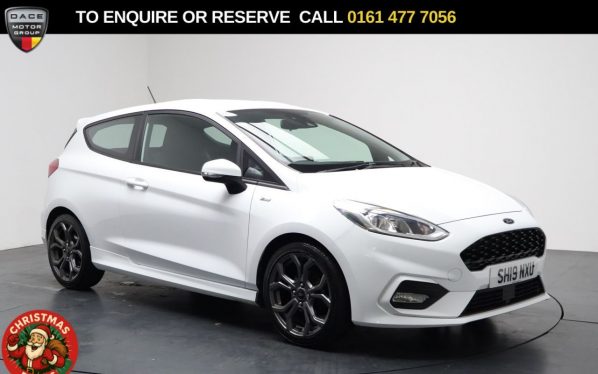 Used 2019 WHITE FORD FIESTA Hatchback 1.0T EcoBoost GPF ST-Line Hatchback 3dr Petrol Manual Euro 6 (s/s) (125 ps) (reg. 2019-03-21) for sale in Stockport