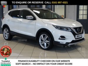 Used 2019 WHITE NISSAN QASHQAI SUV 1.3 DIG-T N-Motion SUV 5dr Petrol Manual Euro 6 (s/s) (140 ps) (reg. 2019-06-30) for sale in Manchester