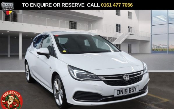 Used 2019 WHITE VAUXHALL ASTRA Hatchback 1.4i Turbo SRi VX Line Nav Hatchback 5dr Petrol Manual Euro 6 (150 ps) (reg. 2019-03-31) for sale in Stockport