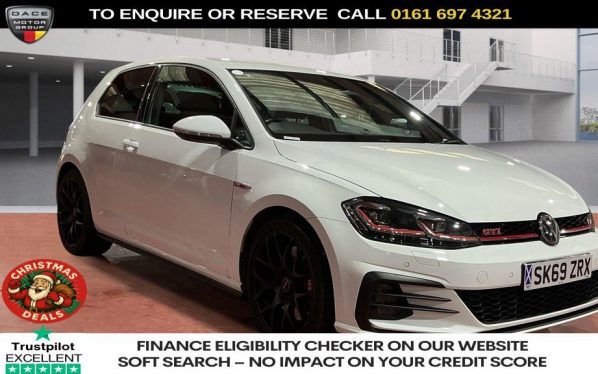 Used 2019 WHITE VOLKSWAGEN GOLF Hatchback 2.0 TSI GPF GTI Performance Hatchback 3dr Petrol DSG Euro 6 (s/s) (245 ps) (reg. 2019-09-30) for sale in Manchester