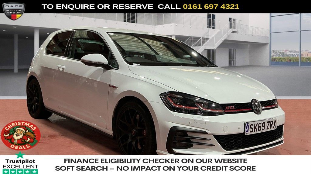 Used 2019 WHITE VOLKSWAGEN GOLF Hatchback 2.0 TSI GPF GTI Performance Hatchback 3dr Petrol DSG Euro 6 (s/s) (245 ps) (reg. 2019-09-30) for sale in Manchester