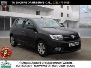 Used 2020 BLACK DACIA SANDERO Hatchback 0.9 TCe Comfort Hatchback 5dr Petrol Manual Euro 6 (s/s) (90 ps) (reg. 2020-10-27) for sale in Stockport