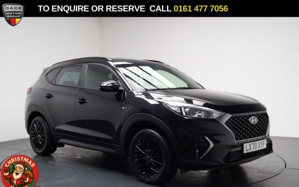 Used 2020 BLACK HYUNDAI TUCSON SUV 1.6 GDi N Line SUV 5dr Petrol Manual Euro 6 (s/s) (132 ps) (reg. 2020-09-20) for sale in Stockport