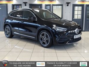 Used 2020 BLACK MERCEDES-BENZ GLA SUV 1.3 GLA200 AMG Line SUV 5dr Petrol 7G-DCT Euro 6 (s/s) (163 ps) (reg. 2020-11-03) for sale in Altrincham