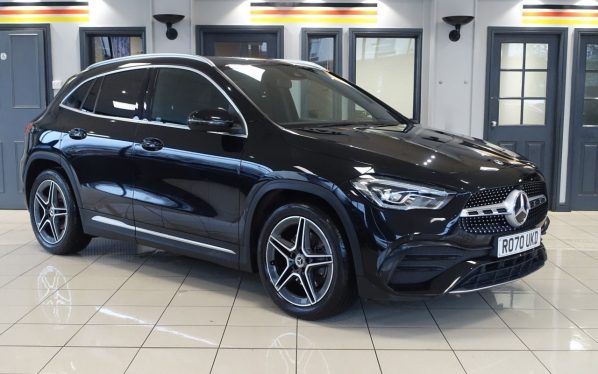 Used 2020 BLACK MERCEDES-BENZ GLA SUV 1.3 GLA200 AMG Line SUV 5dr Petrol 7G-DCT Euro 6 (s/s) (163 ps) (reg. 2020-11-03) for sale in Altrincham