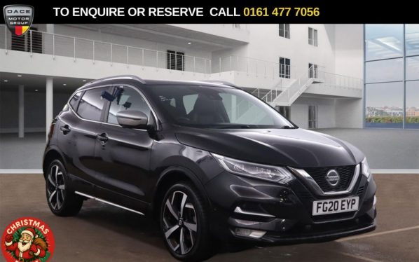 Used 2020 BLACK NISSAN QASHQAI SUV 1.3 DIG-T Tekna+ SUV 5dr Petrol Manual Euro 6 (s/s) (140 ps) (reg. 2020-08-31) for sale in Stockport
