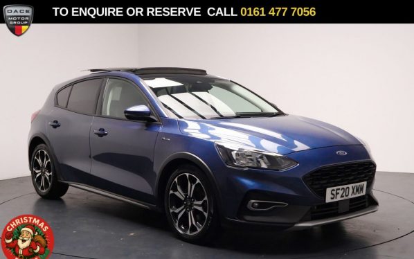 Used 2020 BLUE FORD FOCUS Hatchback 1.5 EcoBlue Active X Hatchback 5dr Diesel Auto Euro 6 (s/s) (120 ps) (reg. 2020-07-07) for sale in Stockport