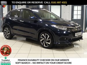 Used 2020 BLUE HONDA HR-V SUV 1.5 i-VTEC EX SUV 5dr Petrol CVT Euro 6 (s/s) (130 ps) (reg. 2020-01-29) for sale in Manchester