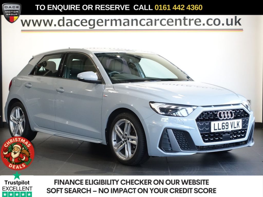 Used 2020 GREY AUDI A1 Hatchback 1.0 TFSI 25 S line Sportback 5dr Petrol S Tronic Euro 6 (s/s) (95 ps) (reg. 2020-02-12) for sale in Altrincham