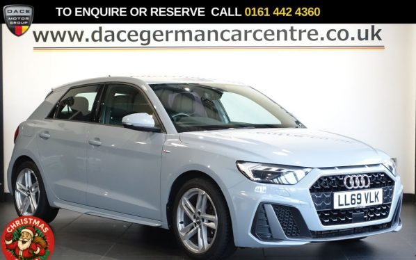 Used 2020 GREY AUDI A1 Hatchback 1.0 TFSI 25 S line Sportback 5dr Petrol S Tronic Euro 6 (s/s) (95 ps) (reg. 2020-02-12) for sale in Altrincham
