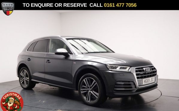 Used 2020 GREY AUDI Q5 SUV 2.0 TFSI 45 S line SUV 5dr Petrol S Tronic quattro Euro 6 (s/s) (245 ps) (reg. 2020-01-28) for sale in Stockport