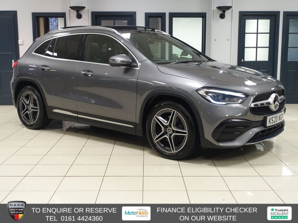 Used 2020 GREY MERCEDES-BENZ GLA SUV 2.0 GLA220d AMG Line (Premium Plus) SUV 5dr Diesel 8G-DCT 4MATIC Euro 6 (s/s) (190 ps) (reg. 2020-08-28) for sale in Altrincham