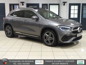 Used 2020 GREY MERCEDES-BENZ GLA SUV 2.0 GLA220d AMG Line (Premium Plus) SUV 5dr Diesel 8G-DCT 4MATIC Euro 6 (s/s) (190 ps) (reg. 2020-08-28) for sale in Altrincham