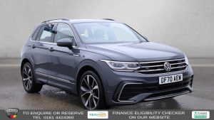 Used 2020 GREY VOLKSWAGEN TIGUAN SUV 1.5 TSI R-Line SUV 5dr Petrol DSG Euro 6 (s/s) (150 ps) (reg. 2020-12-30) for sale in Altrincham
