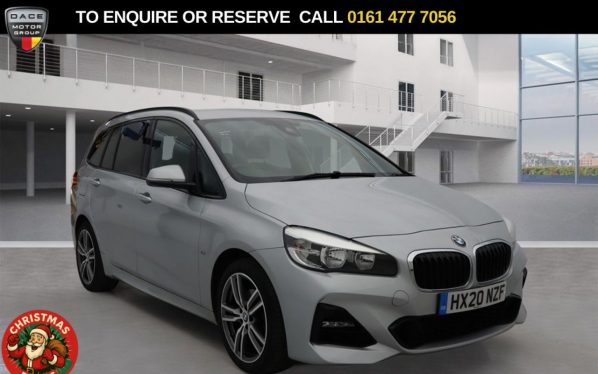 Used 2020 SILVER BMW 2 Series GRAN TOURER MPV 1.5 218i M Sport MPV 5dr Petrol DCT Euro 6 (s/s) (140 ps) (reg. 2020-03-17) for sale in Stockport