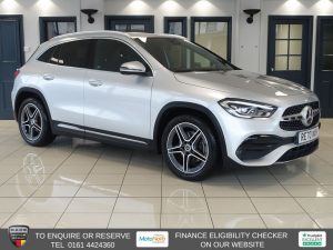 Used 2020 SILVER MERCEDES-BENZ GLA SUV 1.3 GLA200 AMG Line SUV 5dr Petrol 7G-DCT Euro 6 (s/s) (163 ps) (reg. 2020-11-17) for sale in Altrincham