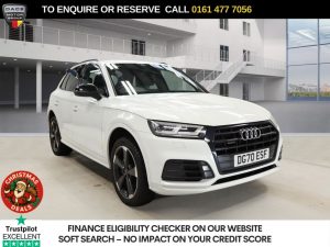 Used 2020 WHITE AUDI Q5 SUV 2.0 TFSI 45 Black Edition SUV 5dr Petrol S Tronic quattro Euro 6 (s/s) (245 ps) (reg. 2020-09-05) for sale in Stockport