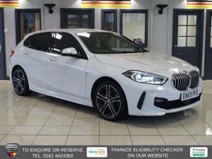 Used 2020 WHITE BMW 1 SERIES Hatchback 1.5 116d M Sport Hatchback 5dr Diesel DCT Euro 6 (s/s) (116 ps) (reg. 2020-02-24) for sale in Altrincham