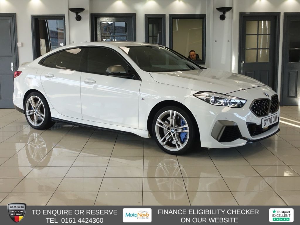 Used 2020 WHITE BMW 2 SERIES GRAN COUPE Saloon 2.0 M235i Saloon 4dr Petrol Auto xDrive Euro 6 (s/s) (306 ps) (reg. 2020-10-02) for sale in Altrincham