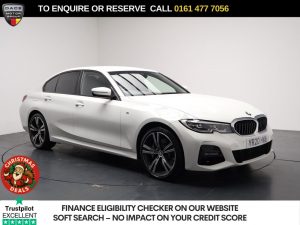 Used 2020 WHITE BMW 3 SERIES Saloon 2.0 330e 12kWh M Sport Saloon 4dr Petrol Plug-in Hybrid Auto Euro 6 (s/s) (292 ps) (reg. 2020-03-09) for sale in Stockport