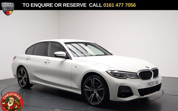 Used 2020 WHITE BMW 3 SERIES Saloon 2.0 330e 12kWh M Sport Saloon 4dr Petrol Plug-in Hybrid Auto Euro 6 (s/s) (292 ps) (reg. 2020-03-09) for sale in Stockport