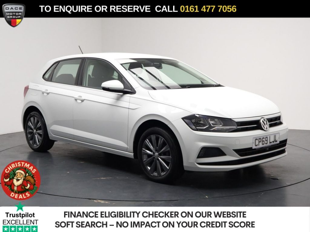 Used 2020 WHITE VOLKSWAGEN POLO Hatchback 1.0 TSI GPF SE Hatchback 5dr Petrol DSG Euro 6 (s/s) (95 ps) (reg. 2020-01-23) for sale in Stockport