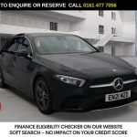 Used 2021 BLACK MERCEDES-BENZ A-CLASS Hatchback 1.3 A180 AMG Line (Executive) Hatchback 5dr Petrol 7G-DCT Euro 6 (s/s) (136 ps) (reg. 2021-07-04) for sale in Stockport