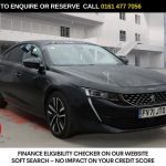 Used 2021 BLACK PEUGEOT 508 Hatchback 1.6 11.8kWh GT Premium Fastback 5dr Petrol Plug-in Hybrid e-EAT Euro 6 (s/s) (225 ps) (reg. 2021-11-18) for sale in Stockport