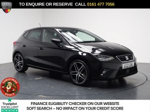 Used 2021 BLACK SEAT IBIZA Hatchback 1.0 TSI FR Sport Hatchback 5dr Petrol Manual Euro 6 (s/s) (110 ps) (reg. 2021-07-20) for sale in Stockport