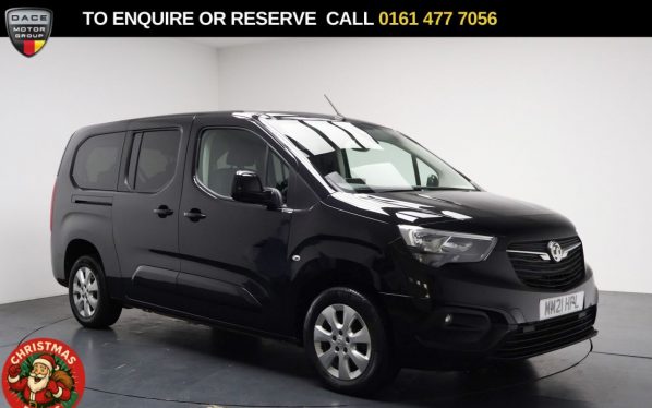 Used 2021 BLACK VAUXHALL COMBO LIFE MPV 1.5 Turbo D SE XL MPV 5dr Diesel Manual Euro 6 (s/s) (7 Seat) (100 ps) (reg. 2021-05-26) for sale in Stockport