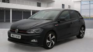Used 2021 BLACK VOLKSWAGEN POLO Hatchback 2.0 TSI GTI Hatchback 5dr Petrol DSG Euro 6 (s/s) (207 ps) (reg. 2021-10-25) for sale in Manchester