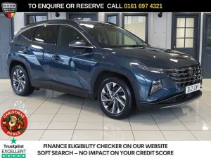 Used 2021 BLUE HYUNDAI TUCSON SUV 1.6 T-GDi Premium SUV 5dr Petrol Manual Euro 6 (s/s) (150 ps) (reg. 2021-05-31) for sale in Manchester