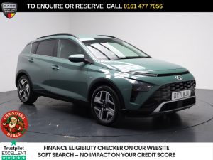 Used 2021 GREEN HYUNDAI BAYON Hatchback 1.0L 5d  118 BHP (reg. 2021-10-31) for sale in Stockport
