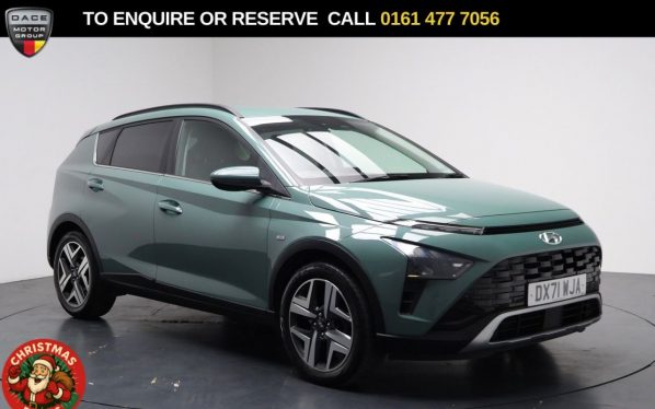 Used 2021 GREEN HYUNDAI BAYON Hatchback 1.0L 5d  118 BHP (reg. 2021-10-31) for sale in Stockport