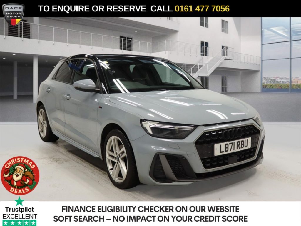 Used 2021 GREY AUDI A1 Hatchback 1.0 TFSI 30 S line Sportback 5dr Petrol S Tronic Euro 6 (s/s) (110 ps) (reg. 2021-12-22) for sale in Stockport
