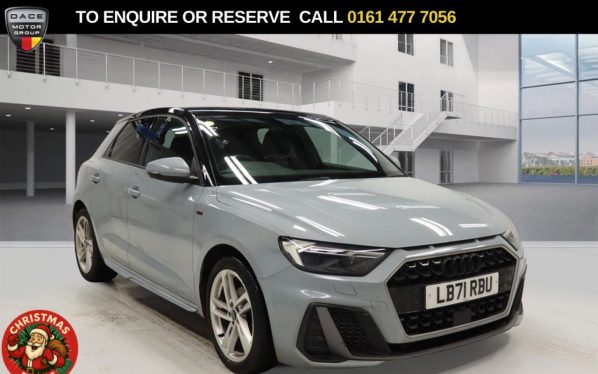 Used 2021 GREY AUDI A1 Hatchback 1.0 TFSI 30 S line Sportback 5dr Petrol S Tronic Euro 6 (s/s) (110 ps) (reg. 2021-12-22) for sale in Stockport