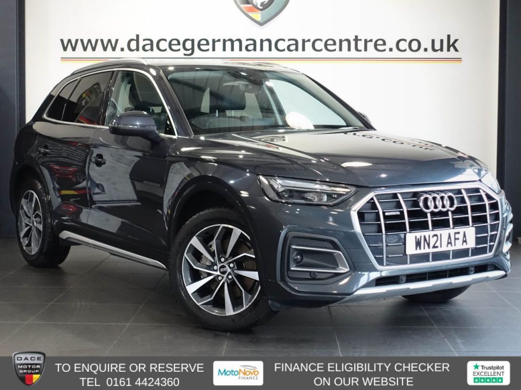 Used 2021 GREY AUDI Q5 SUV 2.0 TDI 40 Sport SUV 5dr Diesel S Tronic quattro Euro 6 (s/s) (204 ps) (reg. 2021-03-10) for sale in Altrincham