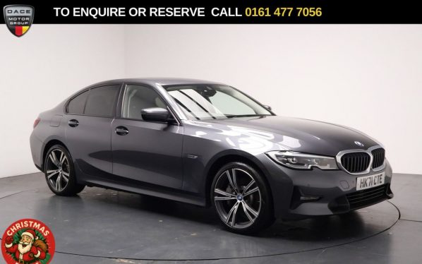 Used 2021 GREY BMW 3 SERIES Saloon 2.0 330e 12kWh Sport Pro Saloon 4dr Petrol Plug-in Hybrid Auto Euro 6 (s/s) (292 ps) (reg. 2021-11-15) for sale in Stockport